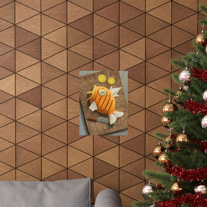 Sashimi Pineapple Fish Kitchen Poster