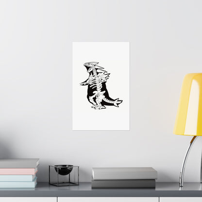 Skeletal Kaiju Poster