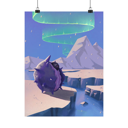 Aurora Night Ghastly Poster