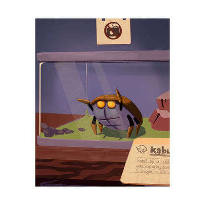 Cute Bug Terrarium Poster
