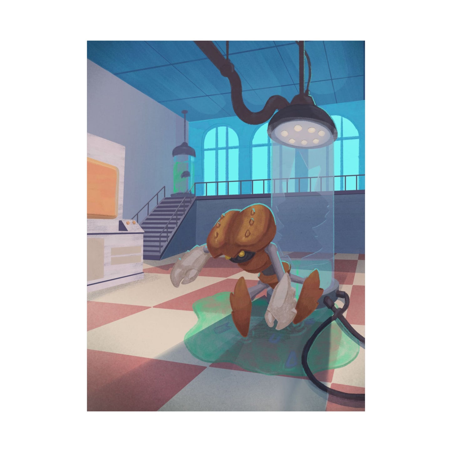 Kabutony Robot Lab Poster