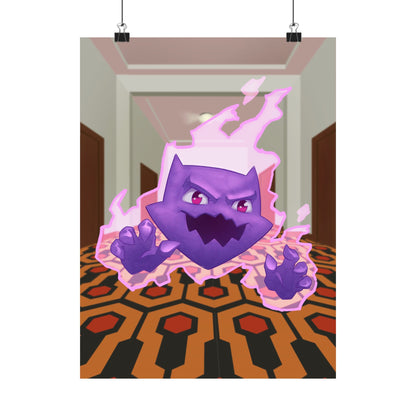 Spooky Ghost Haunted Hallway Poster