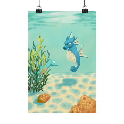Sea Dragon Matte Poster