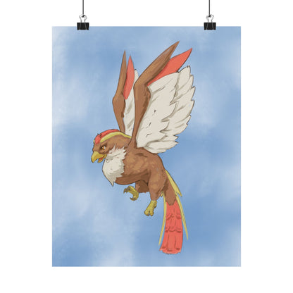 Soaring Fantasy Bird Poster