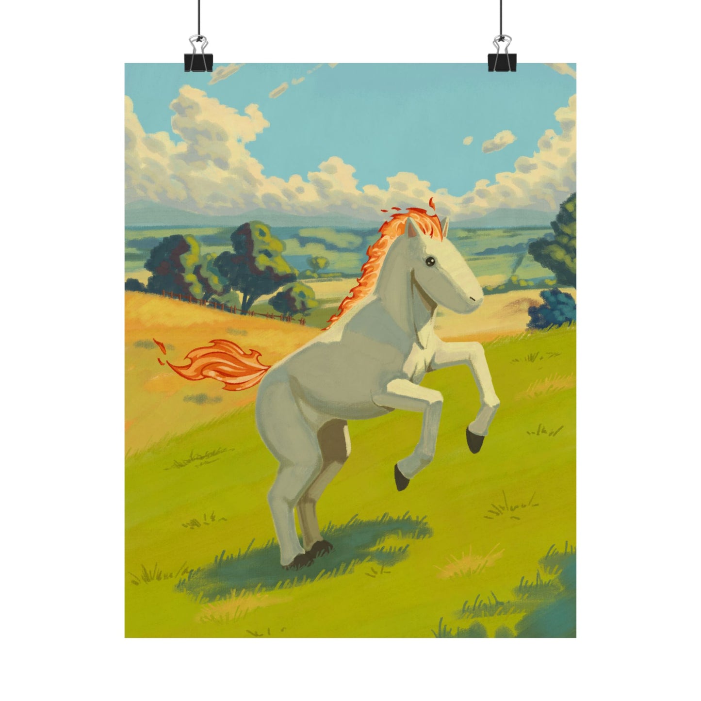Pony Meadow Poster