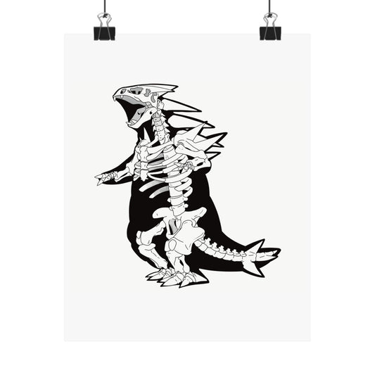 Skeletal Kaiju Poster