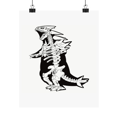 Skeletal Kaiju Poster