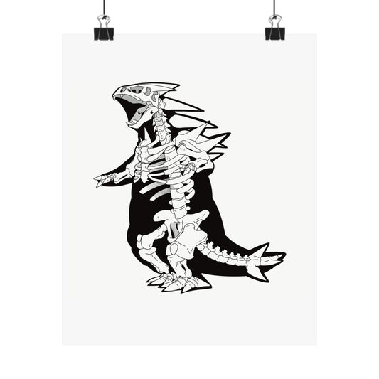 Skeletal Kaiju Poster