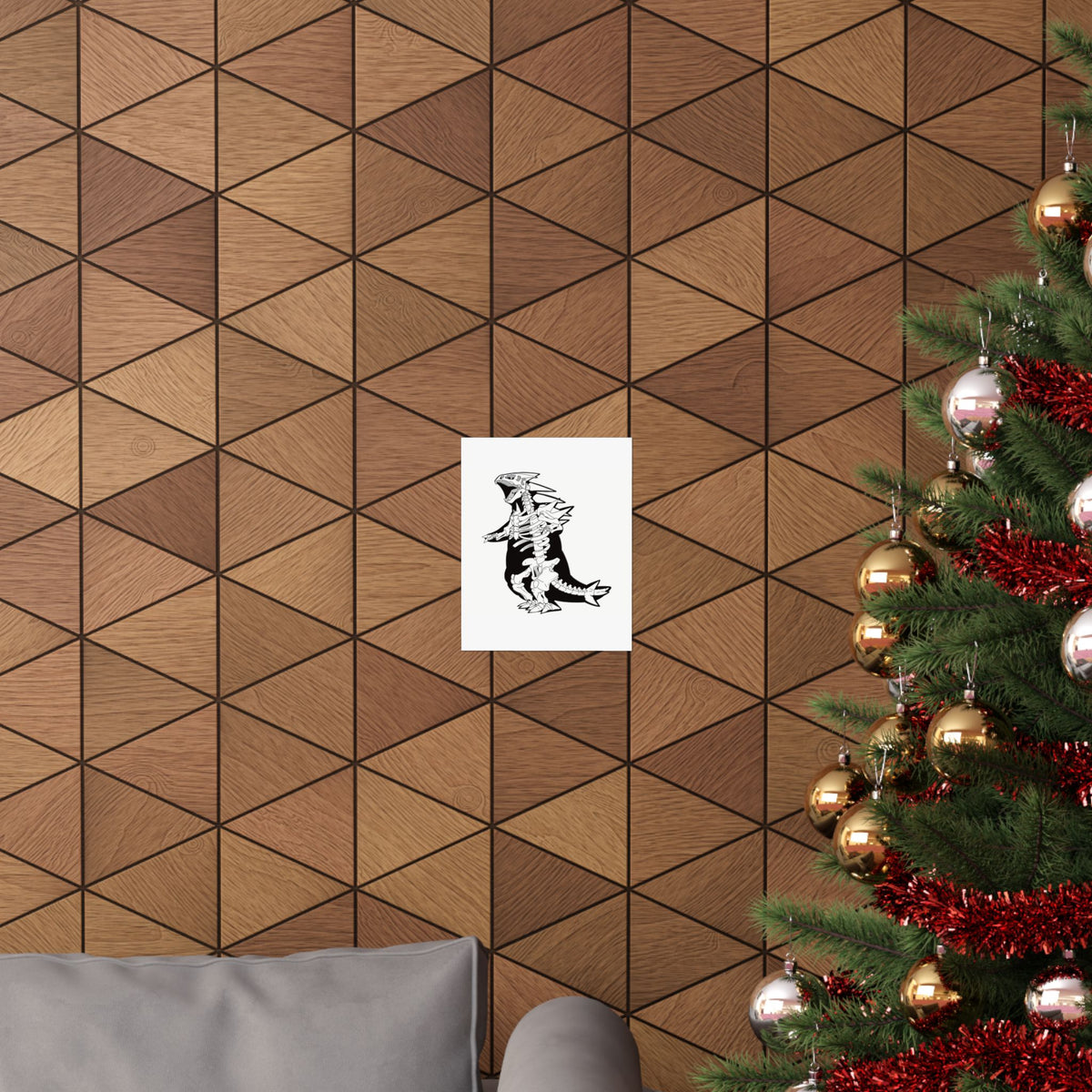 Skeletal Kaiju Poster