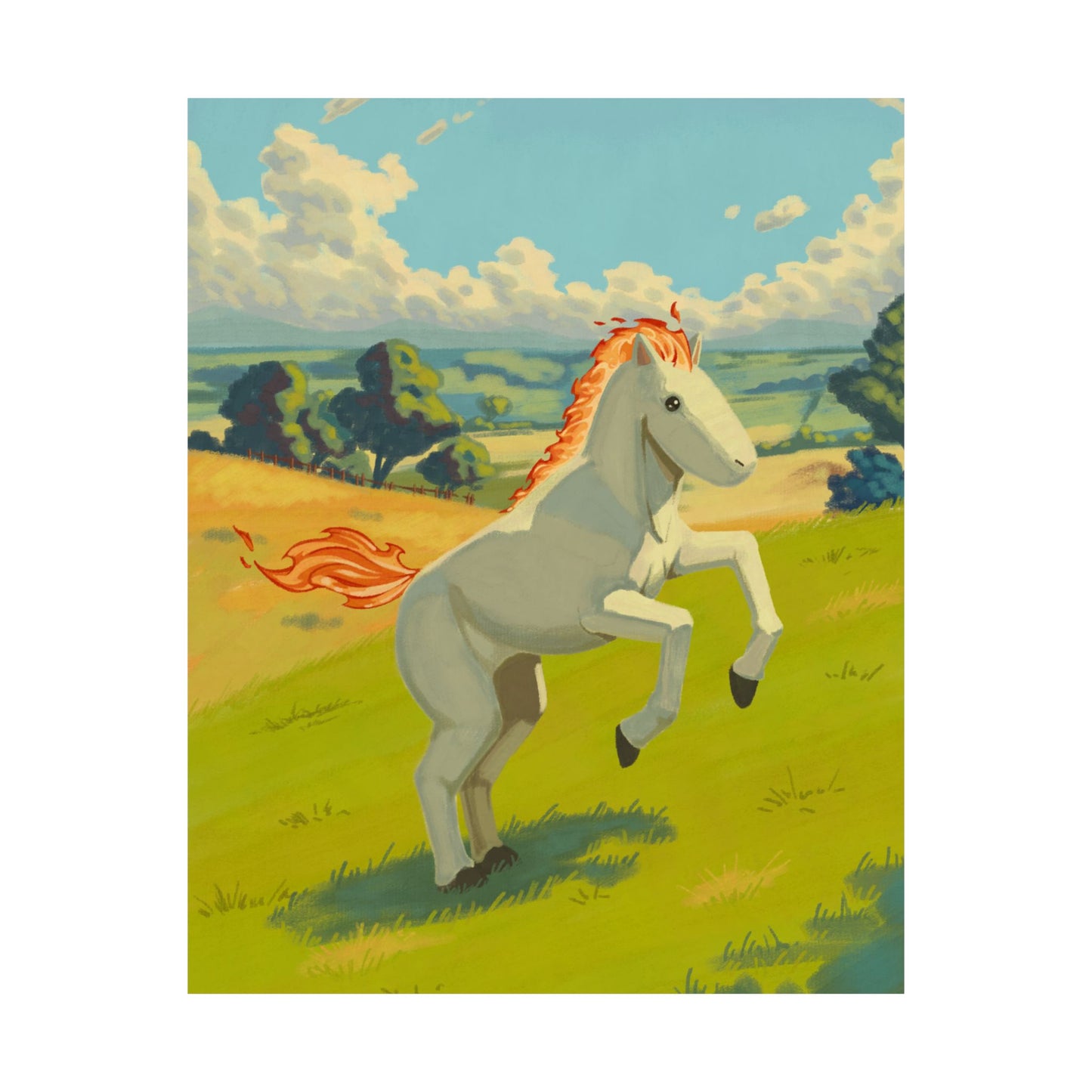 Pony Meadow Poster