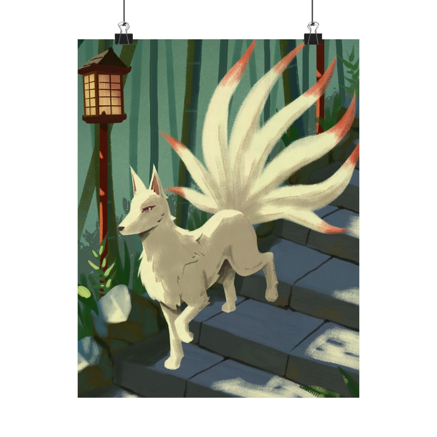 Kitsune Fox Matte Poster