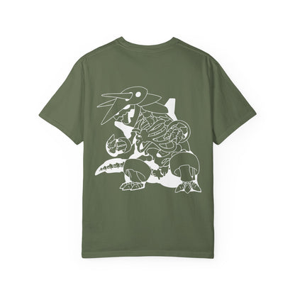 Dark Wash - Kaiju Metal Bones - Adult Unisex T-Shirt