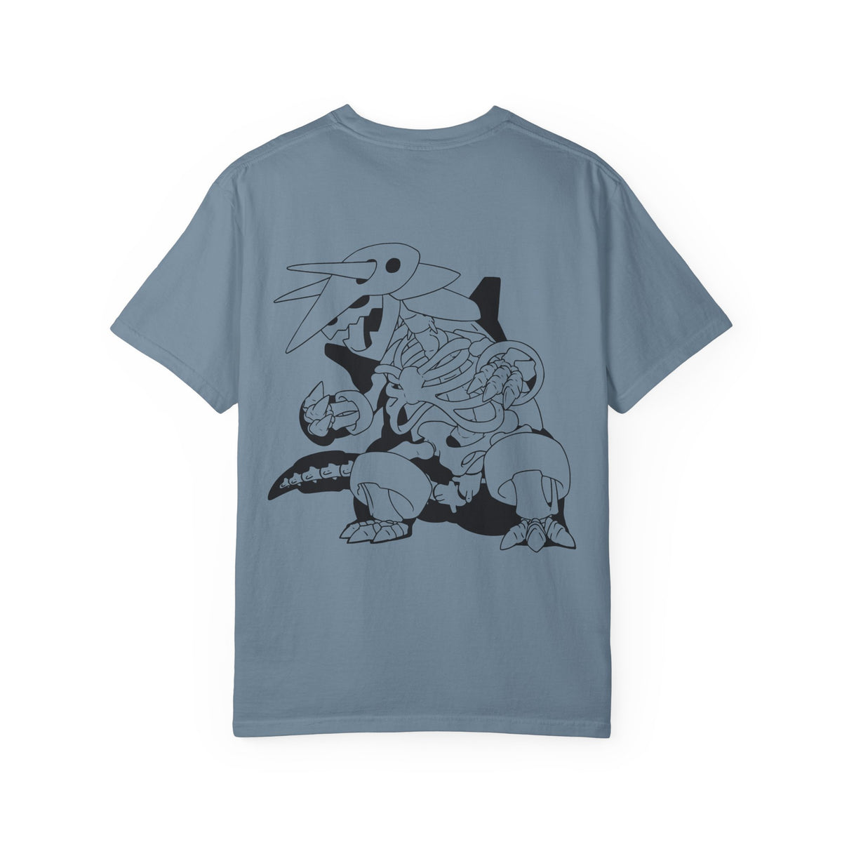 Light Wash - Kaiju Metal Bones - Adult Unisex T-Shirt