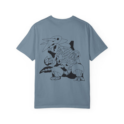 Light Wash - Kaiju Metal Bones - Adult Unisex T-Shirt