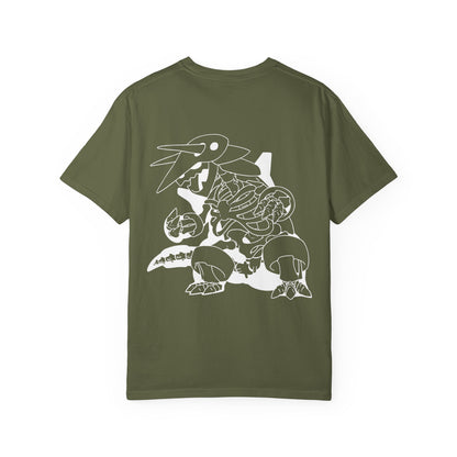 Dark Wash - Kaiju Metal Bones - Adult Unisex T-Shirt
