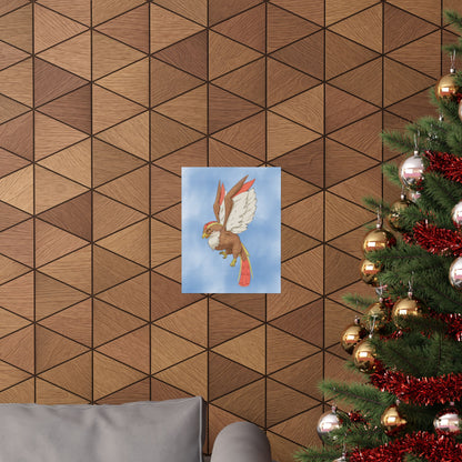 Soaring Fantasy Bird Poster