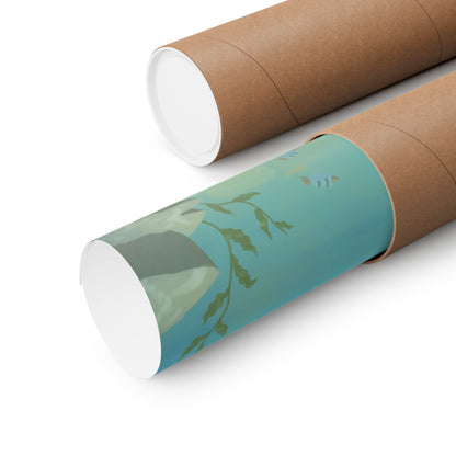 Seahorse Ocean Poster