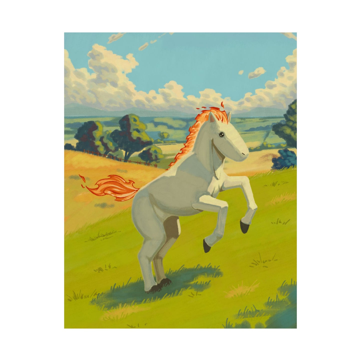Pony Meadow Poster