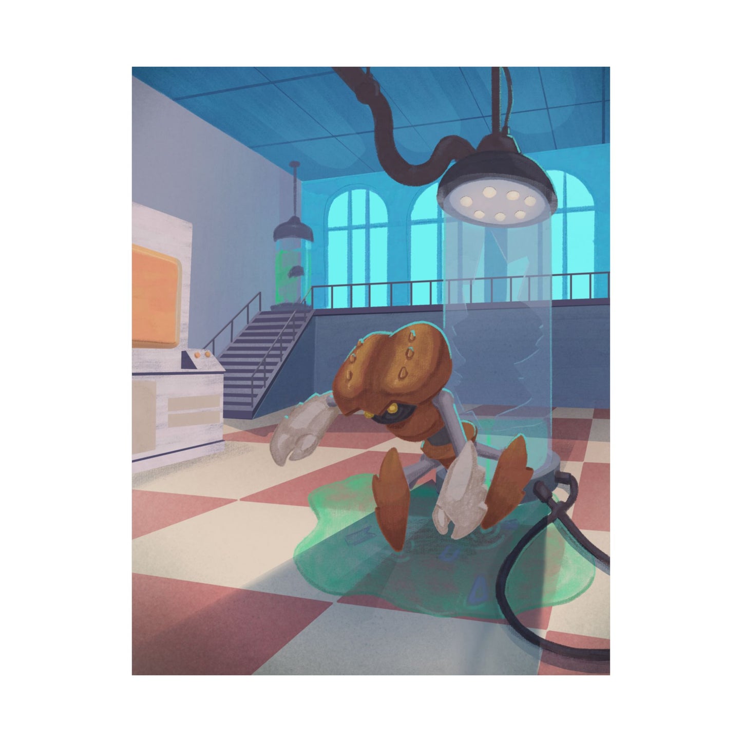 Kabutony Robot Lab Poster
