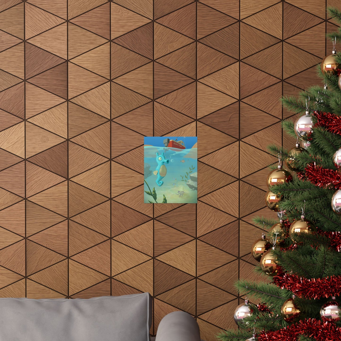 Seahorse Ocean Poster