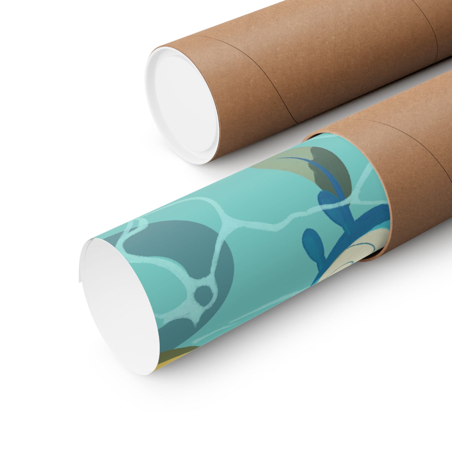 Pool Float Blue Frog Poster