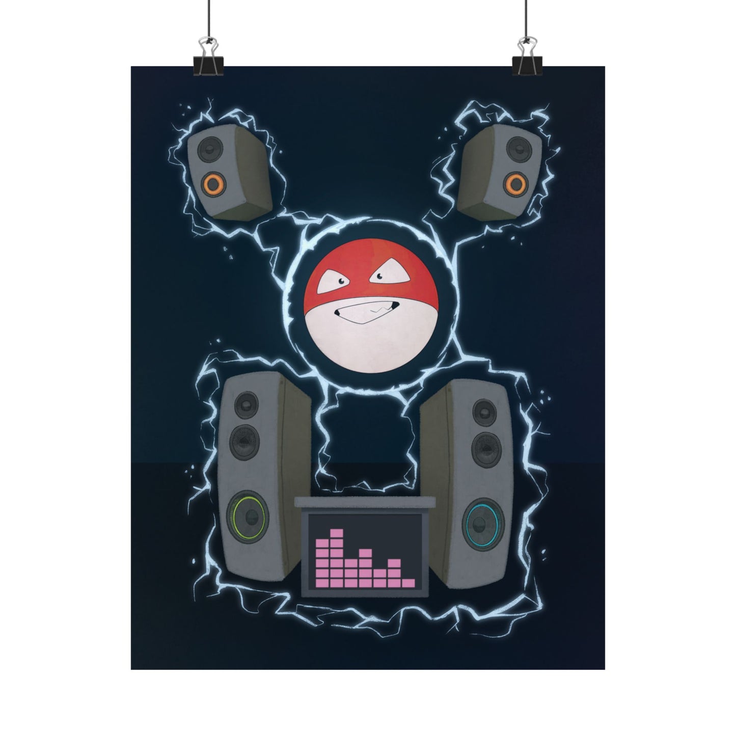 PopKnuckle: From Memory Series - Orb DJ Poster — Matte Vertical Music Room Art