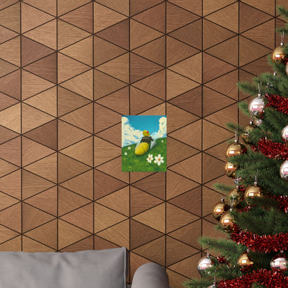 Lounging Bee Poster