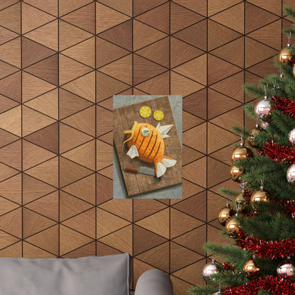 Sashimi Pineapple Fish Kitchen Poster