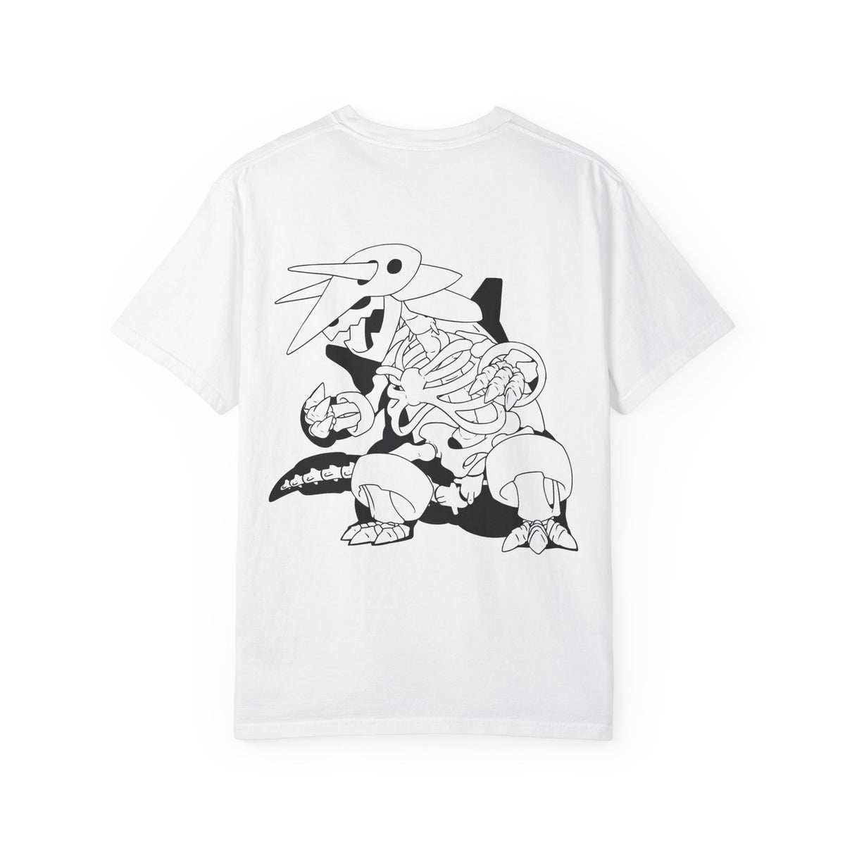 Light Wash - Kaiju Metal Bones - Adult Unisex T-Shirt